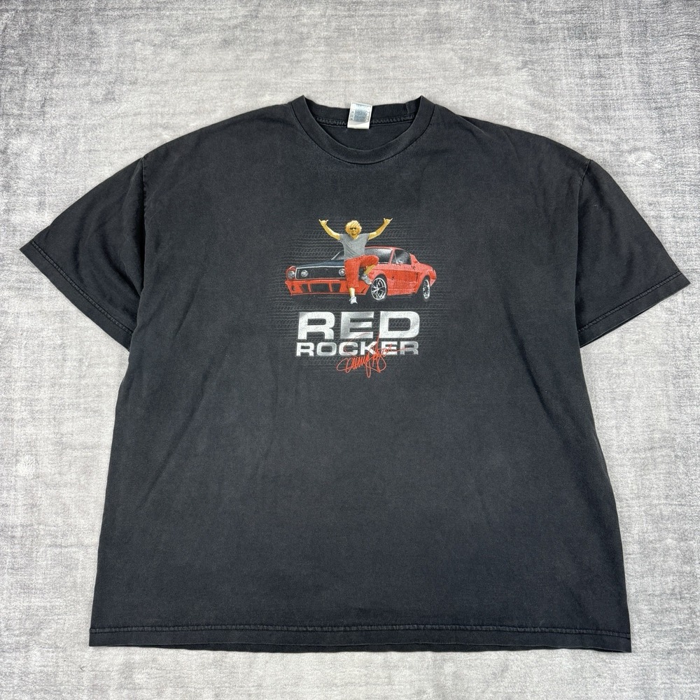 Sammy Haggar Red Rocker‎ Shirt Mens 3XL Black Vintage Y2K Band Double Sided